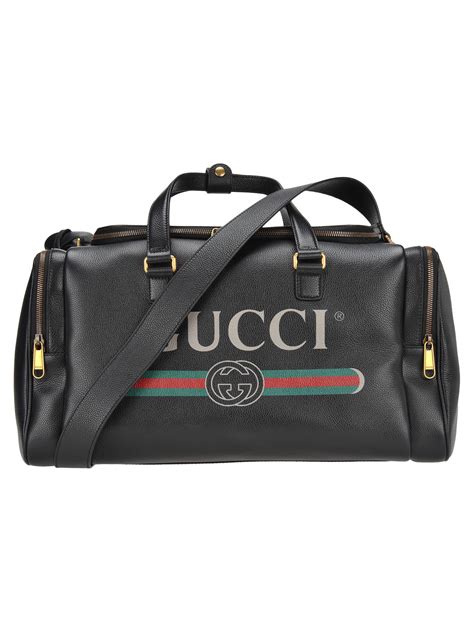 gucci leather gym bag